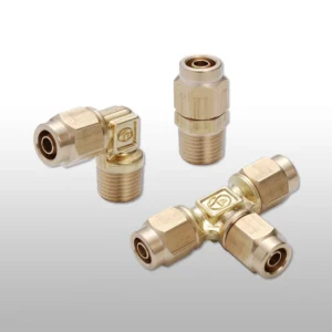 All Brass Compression Fitting ข้อต่อลม แบบบีบอัด PISCO