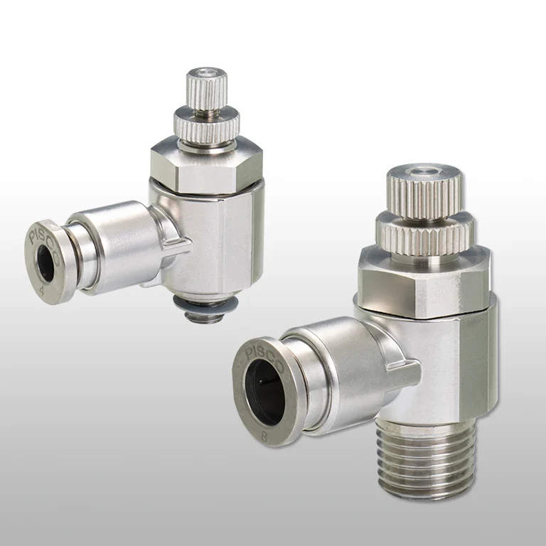 speed control valve sus316 stainless steel สปีดคอนโทรล วาล์วปรับความเร็วลม Speed Control Valve Sus316 Stainless Steel สปีดคอนโทรล วาล์วปรับความเร็วลม PISCO