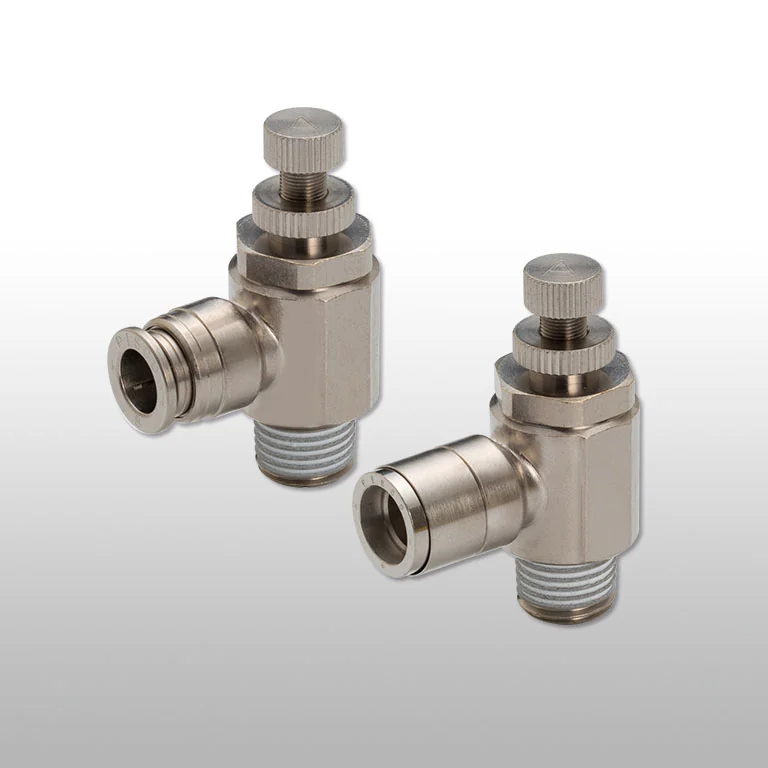 speed controller brass สปีดคอนโทรล วาล์วปรับความเร็วลม Speed Controller Brass สปีดคอนโทรล วาล์วปรับความเร็วลม PISCO